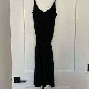 Veronica M above the knee slit dress